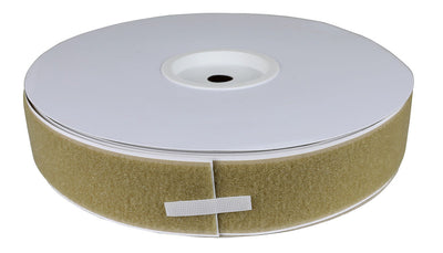 2" self-adhesive loop material, 25 yard dispenser box, tan