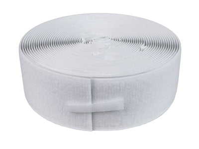 2" self-adhesive loop material, 10 yard dispenser box, white