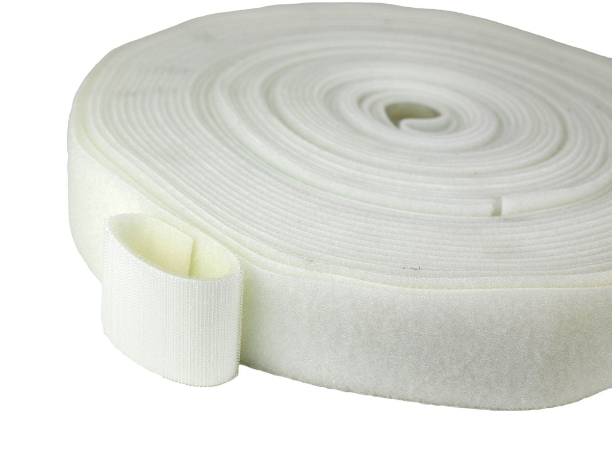 2-sided hook/loop - 2" x 25 yard - White - FE-24-7077W