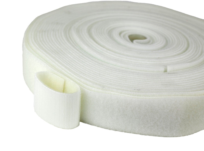 2-sided hook/loop - 2" x 25 yard - White - FE-24-7077W