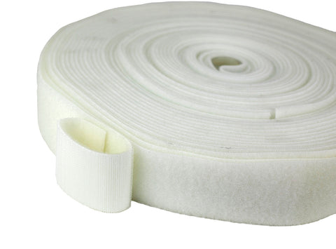 2-sided hook/loop - 2" x 25 yard - White - FE-24-7077W