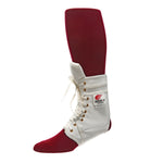 Swede-O Ankle Lok Brace, Padded Tongue, White, Medium
