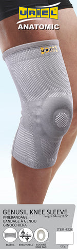 Uriel Genusil Rigid Knee Sleeve, Patella Support, XX-Large - FE-24-9125