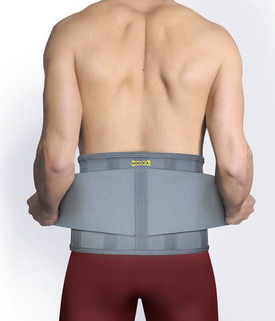 Uriel Lumbar Belt, Gray, Medium