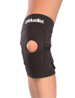 Mueller Adjustable Knee Support, Neoprene Blend, Open,  Black, OSFM - FE-24-9304