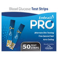 Omnis Health, LLC Embrace Pro Blood Glucose Test Strip 50 Count 50/Bx - ALL02AM0202