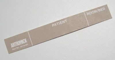 capsa Patient Name Tag - Narrow - Sand - Package Of 100
