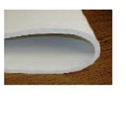 Aetna Felt Corporation Pad Orthopedic Foot Foam Rubber 21x36" 1/4" Thick Non-Adhesive White Rl - 900087