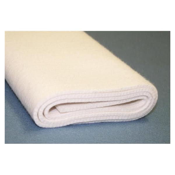 Aetna Felt Corporation Pad Orthopedic Foot Rayon 21x36" 1/4" Thick Non-Adhesive White Rl, 15 RL/CA - 900075
