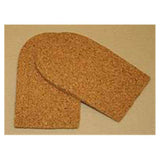 Aetna Felt Corporation Lift Pad Orthopedic Heel Cork 1/4" Thick Brown Size Large 12/Bx - 33116324673