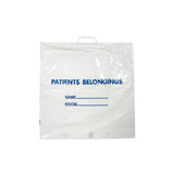 Dukal Corporation Bag Patient Belongings Transparent 20x18-1/2" Plastic With Snap Handle 250/Ca - PB01C