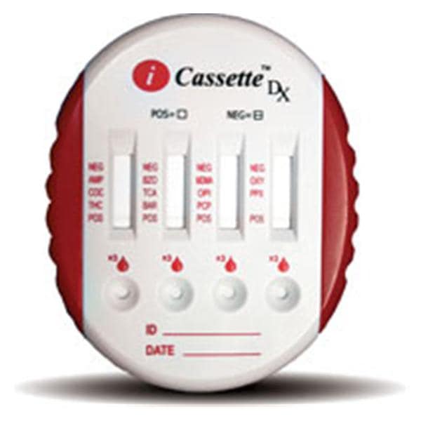 Alere Toxicology iCassette Drug Screen Test Kit 10 Panel 25/Bx - Products - DOA-1105-021