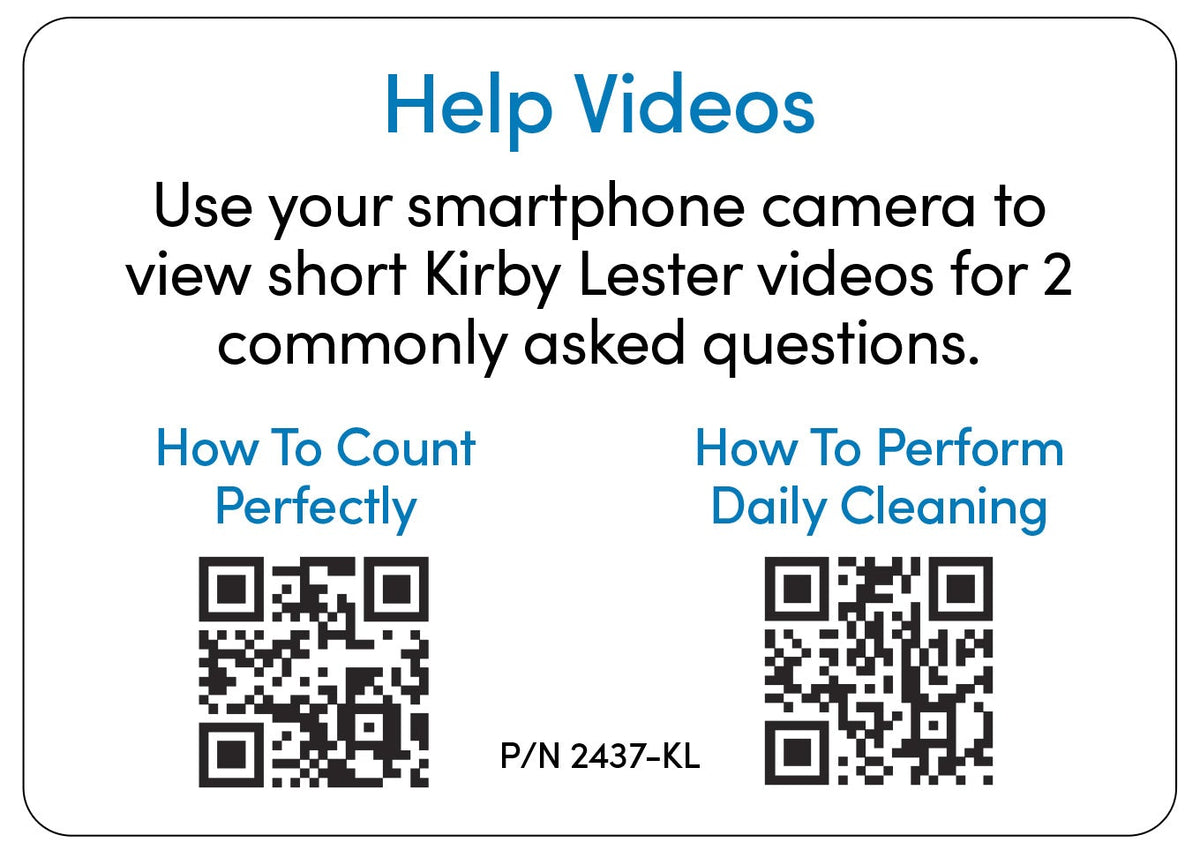capsa Laminated Label: Kirby Lester Help Videos