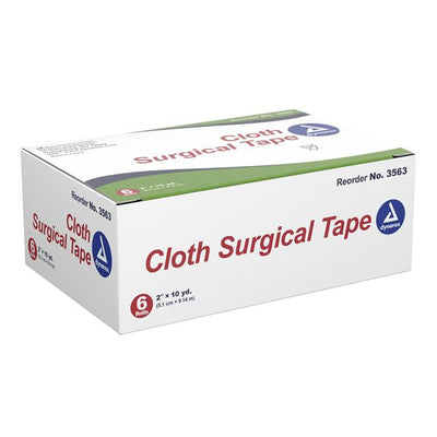 Dynarex Corporation Tape Surgical Cloth 2"x10yd White 12x6/Ca - 3563