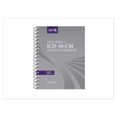 American Medical Association Workbook Instructional Principles of ICD-10-CM Coding 2015 3rd Edition Each - OP103714