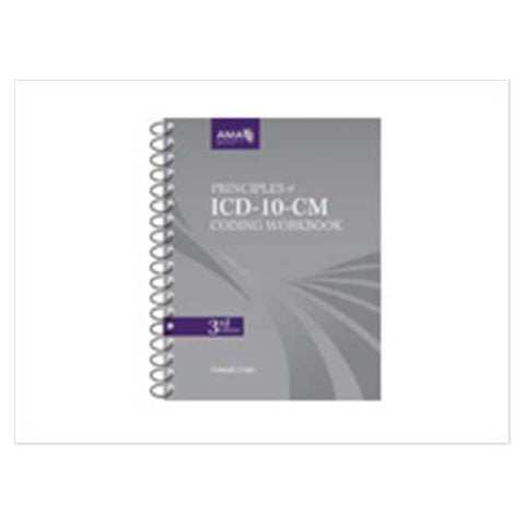 American Medical Association Workbook Instructional Principles of ICD-10-CM Coding 2015 3rd Edition Each - OP103714