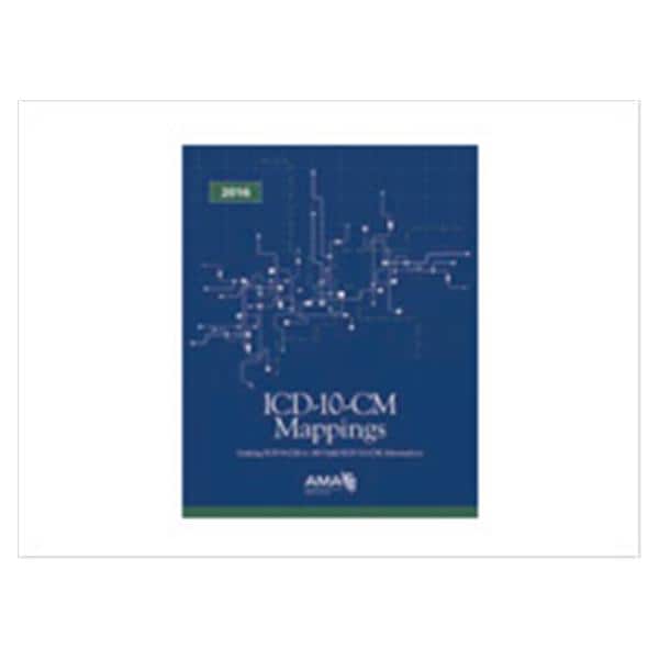 American Medical Association Book Instructional ICD10CM Mpng Lnkng ICD9CM Alts 2016 Each - OP201716