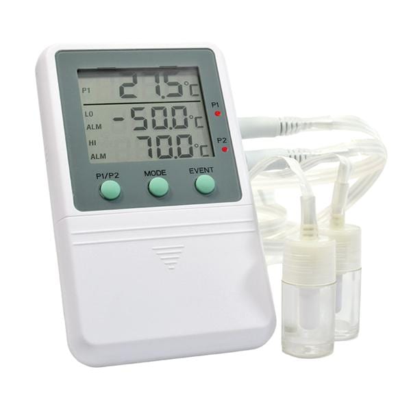 Radiance Industrial Co Thermometer Laboratory 2x5mL -50-70C 3 Dgt Dspl 19x75x120mm 2Scl Mn-Mx Mmry Each - ACC821RFV2