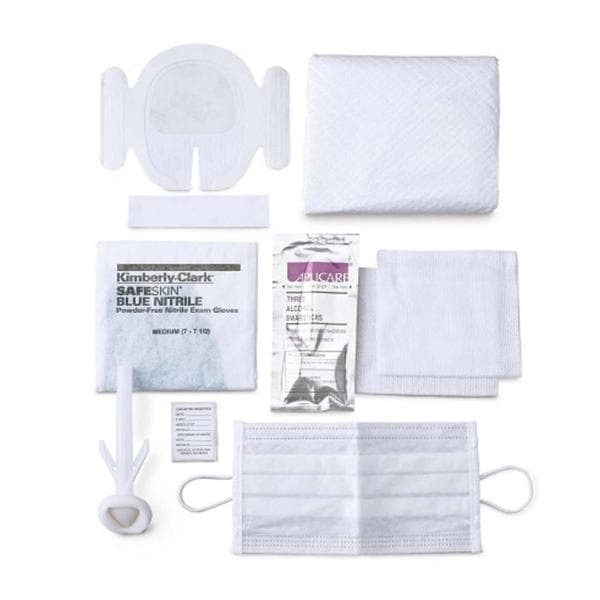 Medical Action Industries Tray Dressing Change Central Line Minor W/ Ntrl Glv/Antispt LF Strl 20/Ca - 262808
