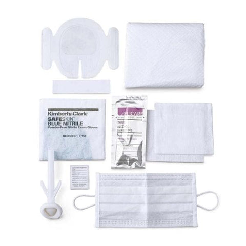 Medical Action Industries Tray Dressing Change Central Line Minor W/ Ntrl Glv/Antispt LF Strl 20/Ca - 262808