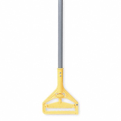 Wet Mop Handle Side Gate Mop Connection Type Gray Fiberglass 60 Handle Length