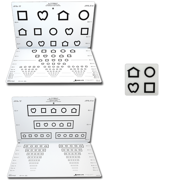 LEA SYMBOLS® FOLDING PEDIATRIC EYE CHART