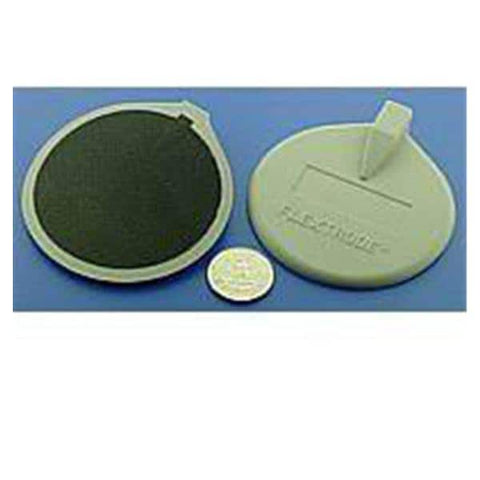 Amrex Electrotherapy Electrode Stimulating Flextrode 4" Banana Silicone Rubber Gray/Black Each - 02-F104