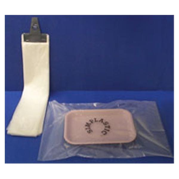 Bosworth Co Sleeve Cover Film Simplastic 4 in x 16 in Clear 2000/Bx - 921671