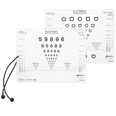 LEA SYMBOLS® & LEA NUMBERS® NEAR VISION CARD