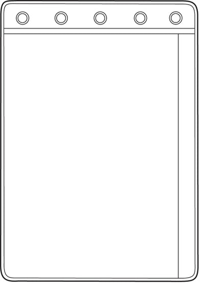 Omnimed 1 Pocket Side Open For Top Opening Binders, 8 1/4" x 11" Pocket (10 Pack)