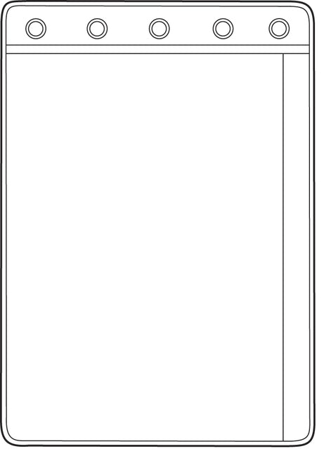 Omnimed 1 Pocket Side Open For Top Opening Binders, 8 1/4" x 11" Pocket (10 Pack)