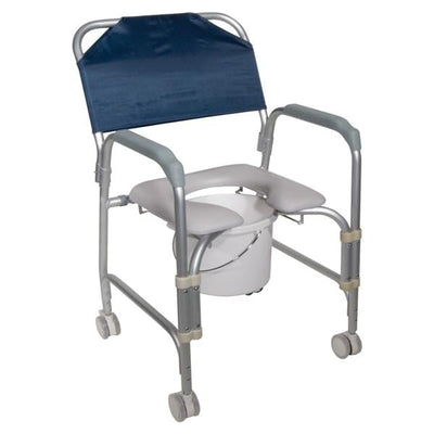Drive Medical Designs Chair Shower 300lb Capacity 21.5x21" Aluminum Each - 11114KD-1