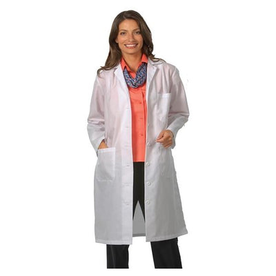 Fashion Seal Lab Coat 65% Polyester / 35% Cotton Womens White X-Large 41 in Each - 438-XL