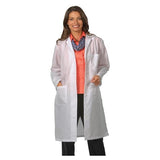Fashion Seal Lab Coat 65% Polyester / 35% Cotton Womens White Small 41 in Each - 438-SM