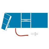 W A Baum Co Inc Cuff & Inflation Bag BP Calibrated V-Lok 33-47 Adlt Lg Arm Scrlt Eachch - 1869SSOCNL