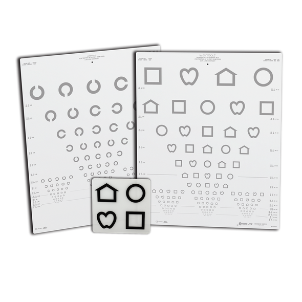 LEA SYMBOLS® & LANDOLT C LOW CONTRAST CHARTS SET