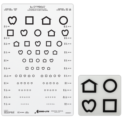 LEA SYMBOLS® LINEAR SPACED CHART