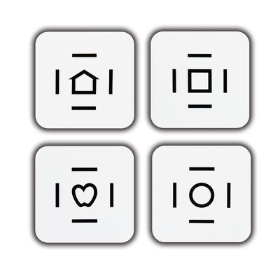 CROWDED LEA SYMBOLS® FLASH CARDS