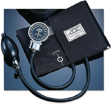 ADC American Diagnostic Corp Diagnostix 700 Series Aneroid Sphygmomanometer Pocket Style Hand Held 2-Tube Adult Size Thigh