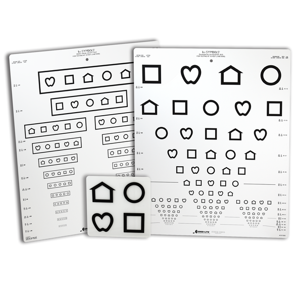 LEA SYMBOLS® 15 LINE PEDIATRIC EYE CHART
