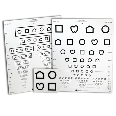 LEA SYMBOLS® 15 LINE PEDIATRIC EYE CHART