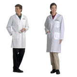 Fashion Seal Lab Coat 65% Polyester / 35% Cotton Womens White X-Large 35 in Each - 444-XL