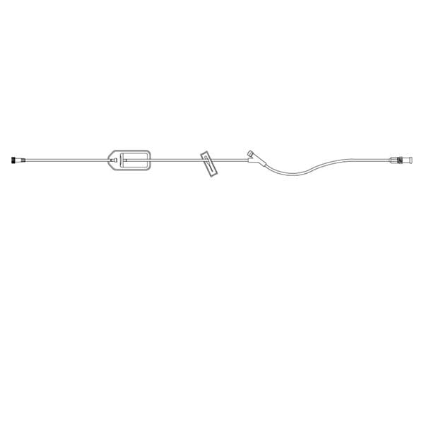 Icu Medical, Inc IV Extension Set Lifeshield 16.5 Prprcd Yinj M/F Adptr Gravity 48/Ca - 12689-28