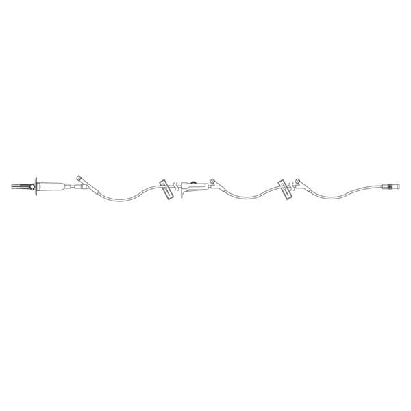 Icu Medical, Inc IV Administration Set Lifeshield 3 Prprcd Yinj Sts 100 15Drp 16mL 48/Ca - 12668-28