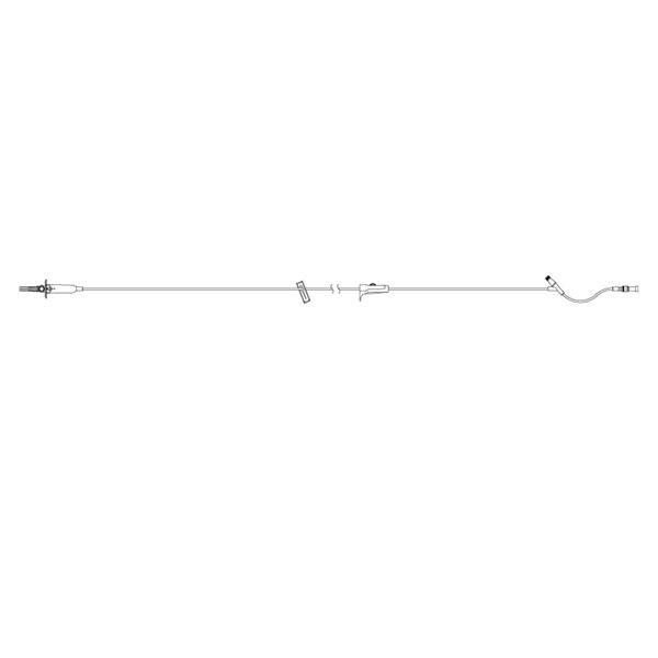 Icu Medical, Inc IV Administration Set Lifeshield Yinj 100" 60 Drops/mL Priming Volume 15mL Each, 48 Each/CA - 20670-28