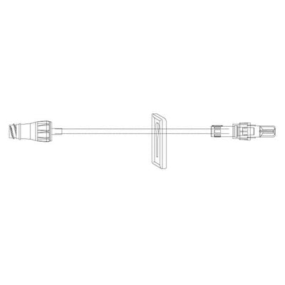 Icu Medical, Inc IV Extension Set Lifeshield 7-5/8 M LL Adptr/Rtrctbl Spnlk Adptr Gravity 50/Ca - 12649-28
