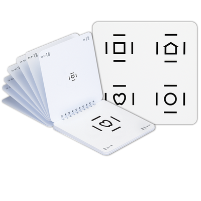 LEA SYMBOLS® BOOK WITH CROWDING BARS