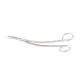 Miltex Scissors Surgical Miller 6-3/4" Blunt/Blunt Serrated Bayonet Shaped SS Each - Integra Miltex - 28-240