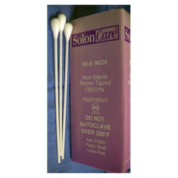 AMD Ritmed Applicator Swab Rayon Tip 8 in 50/Bx, 10 BX/CA - 57600