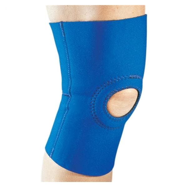 DJO, Inc Support Sleeve Adult Knee 1/8" Neoprene Black/Blue Size 10" Reversible Eachch - 79-82639
